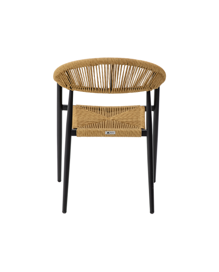 Krzesło Emilio ciemny naturalny