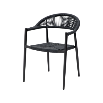 Krzesło Emilio antracytowe