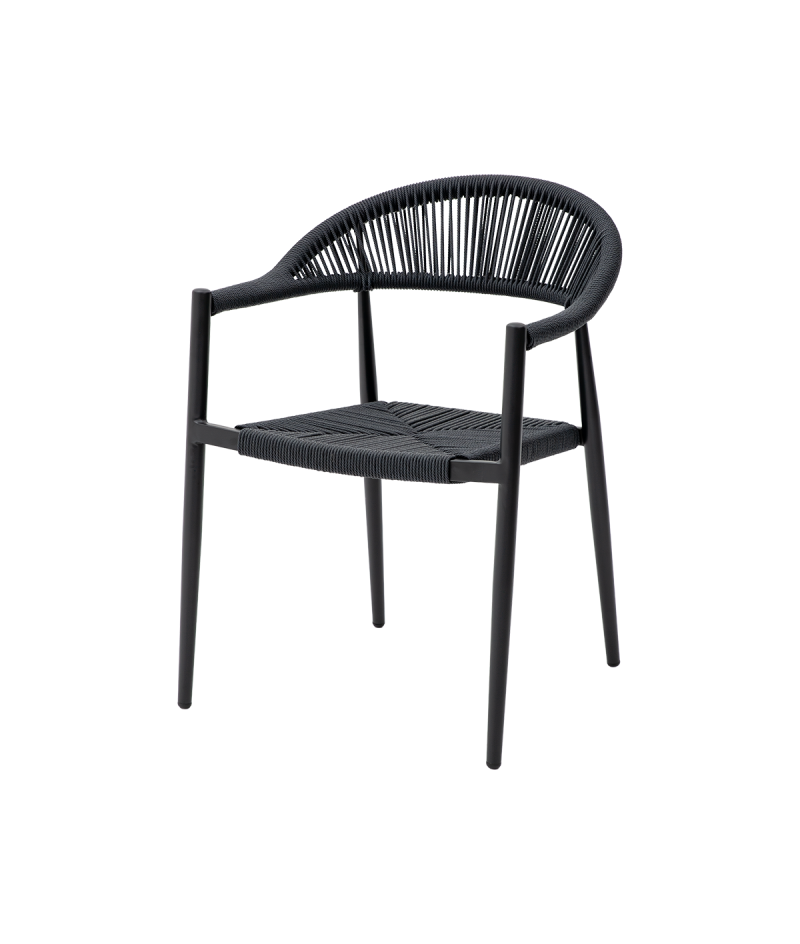 Krzesło Emilio antracytowe