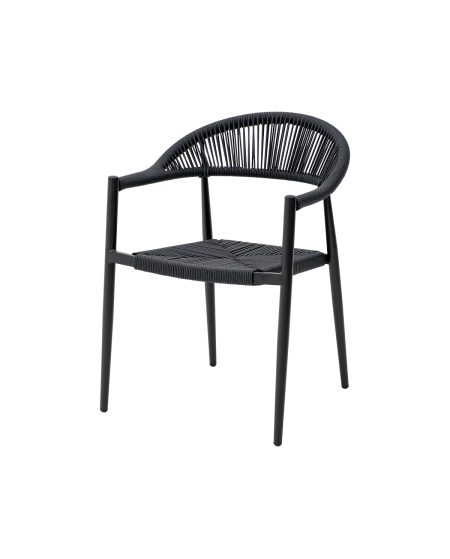 Krzesło Emilio antracytowe