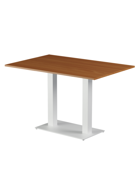 Stolik Alfa Duo biały blat laminowany