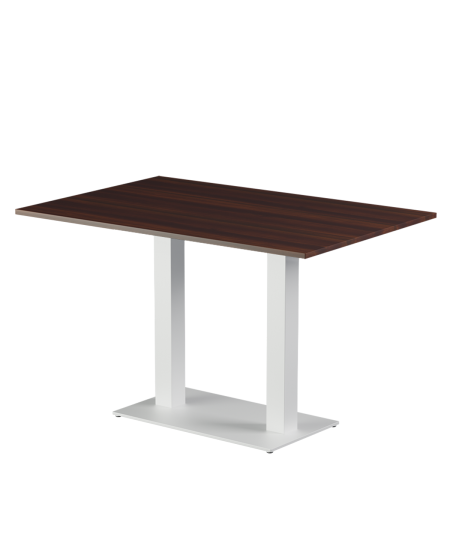 Stolik Alfa Duo biały blat laminowany