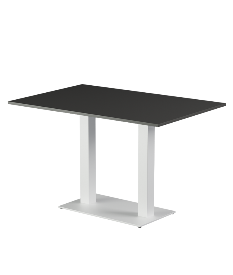 Stolik Alfa Duo biały blat laminowany