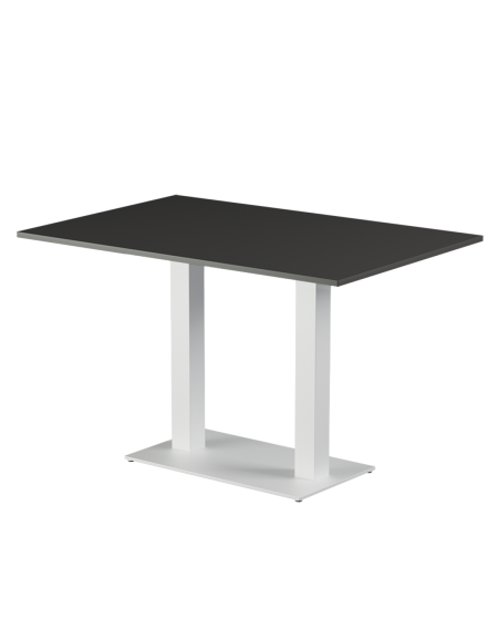 Stolik Alfa Duo biały blat laminowany