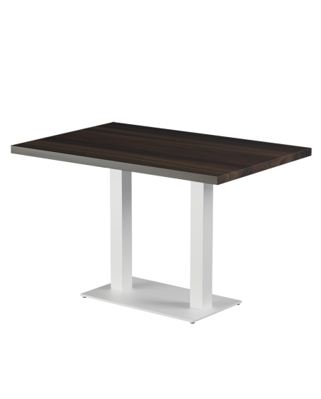 Stolik Alfa Duo biały blat laminowany