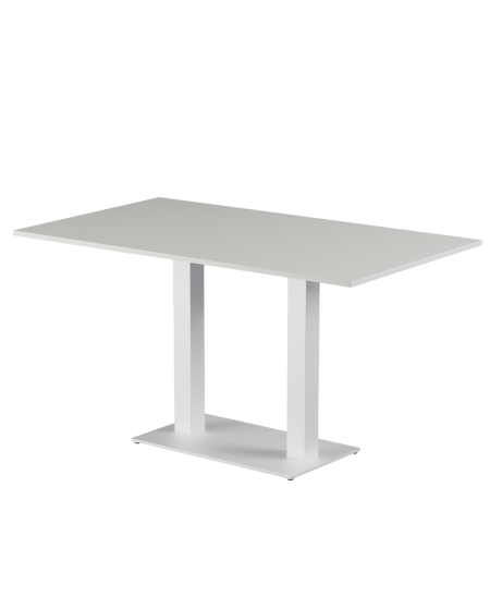 Stolik Alfa Duo biały blat laminowany