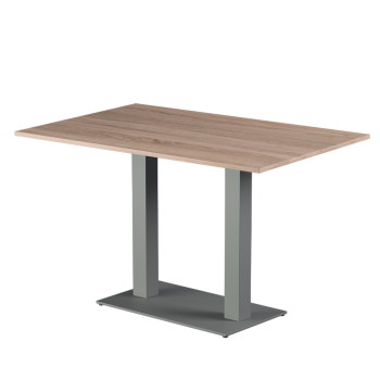 Stolik Alfa Duo szary blat laminowany