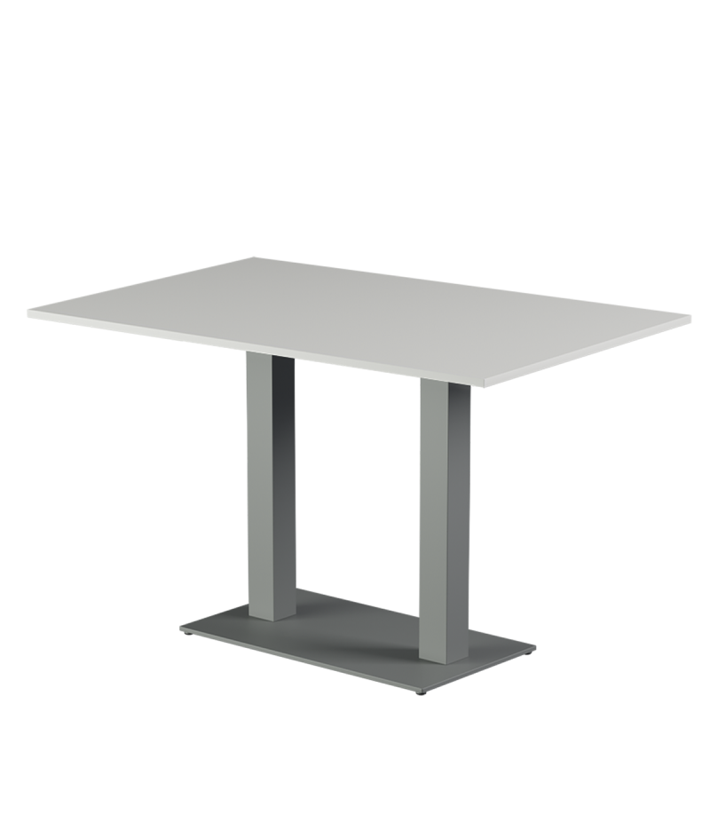 Stolik Alfa Duo szary blat laminowany