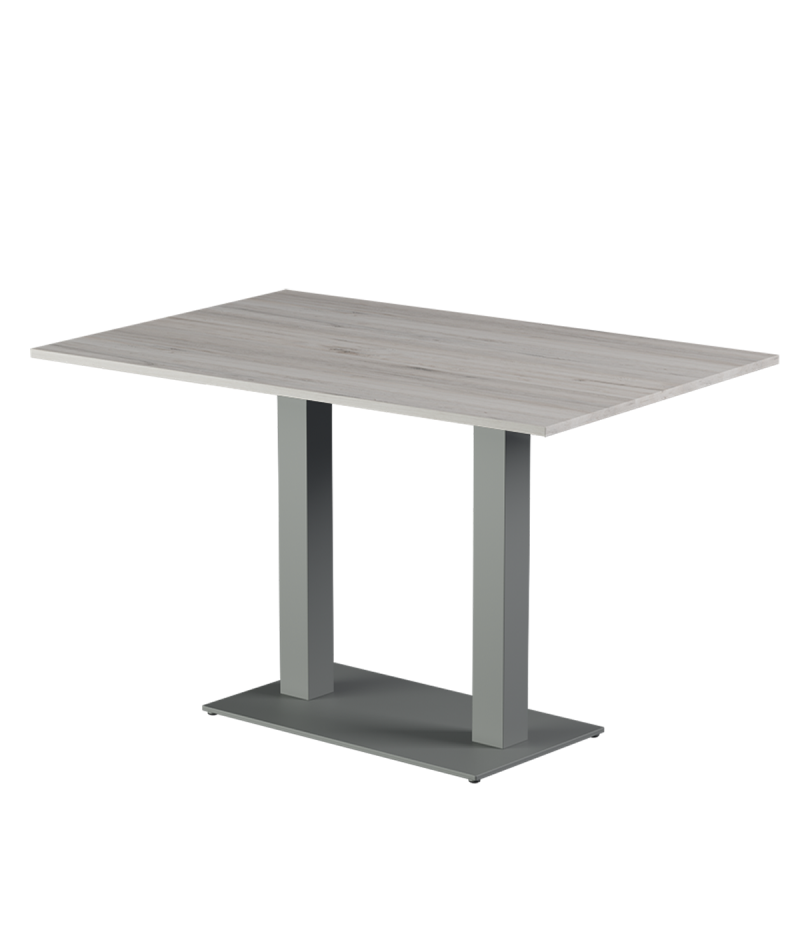 Stolik Alfa Duo szary blat laminowany