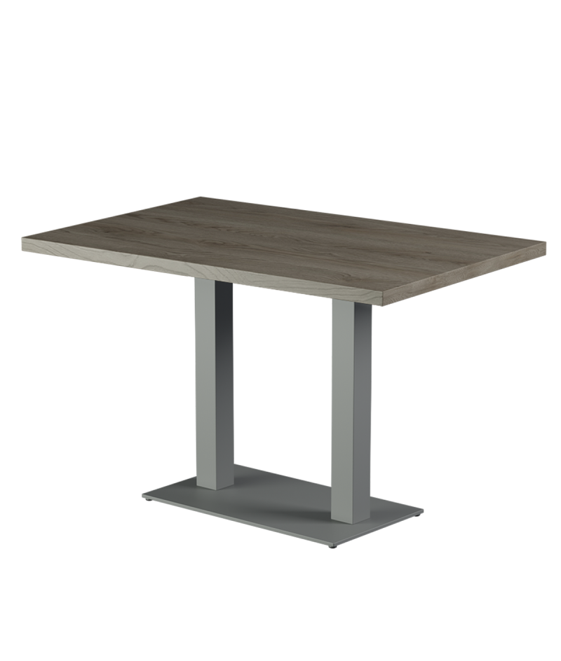 Stolik Alfa Duo szary blat laminowany