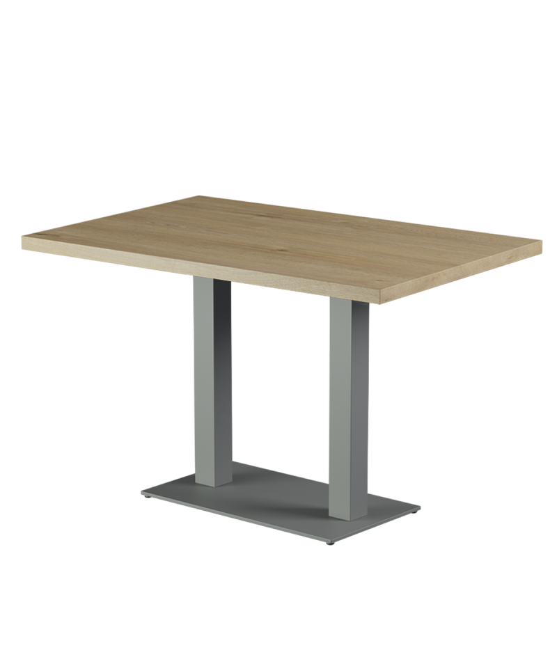 Stolik Alfa Duo szary blat laminowany