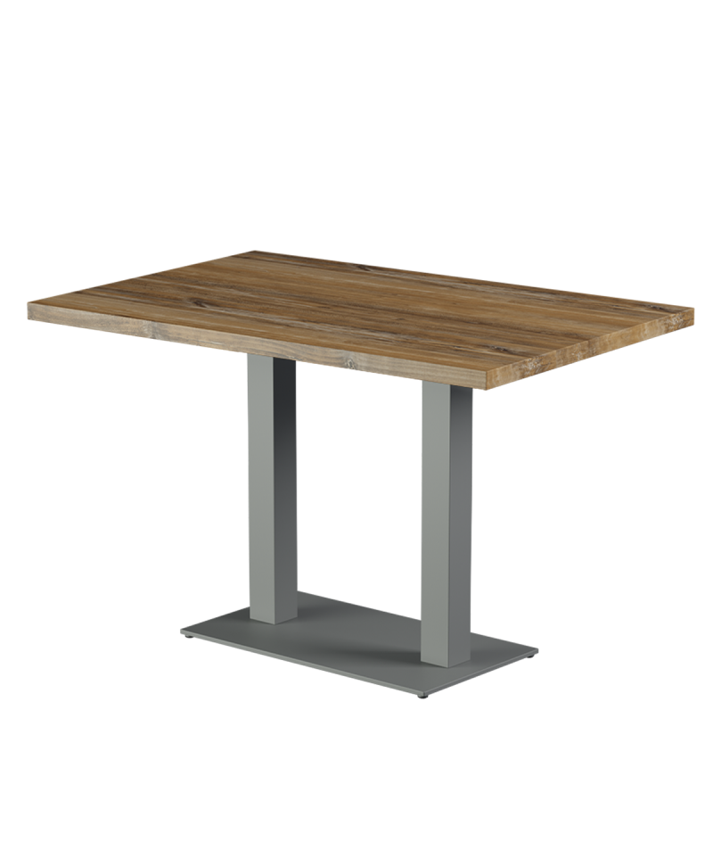 Stolik Alfa Duo szary blat laminowany