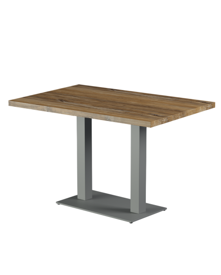 Stolik Alfa Duo szary blat laminowany