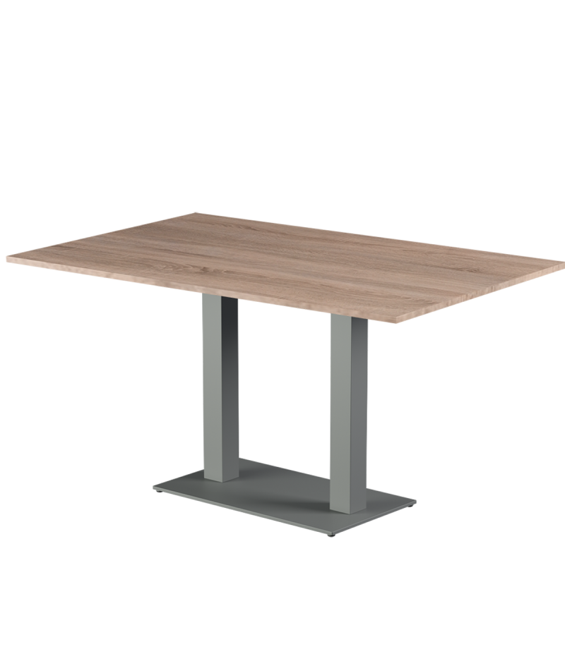 Stolik Alfa Duo szary blat laminowany