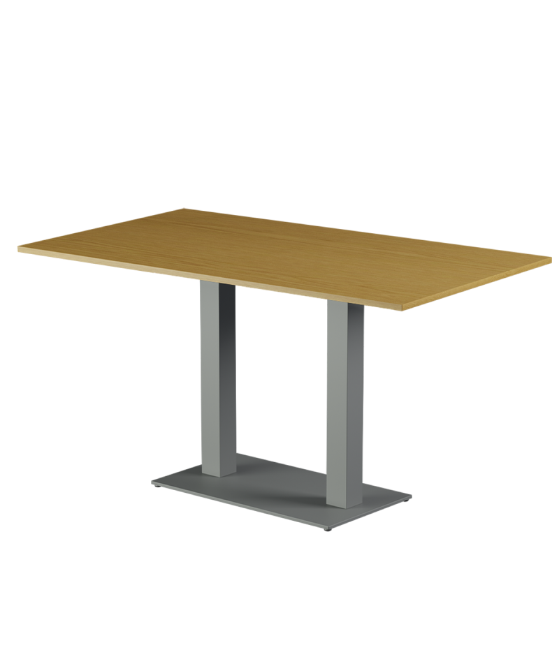 Stolik Alfa Duo szary blat laminowany