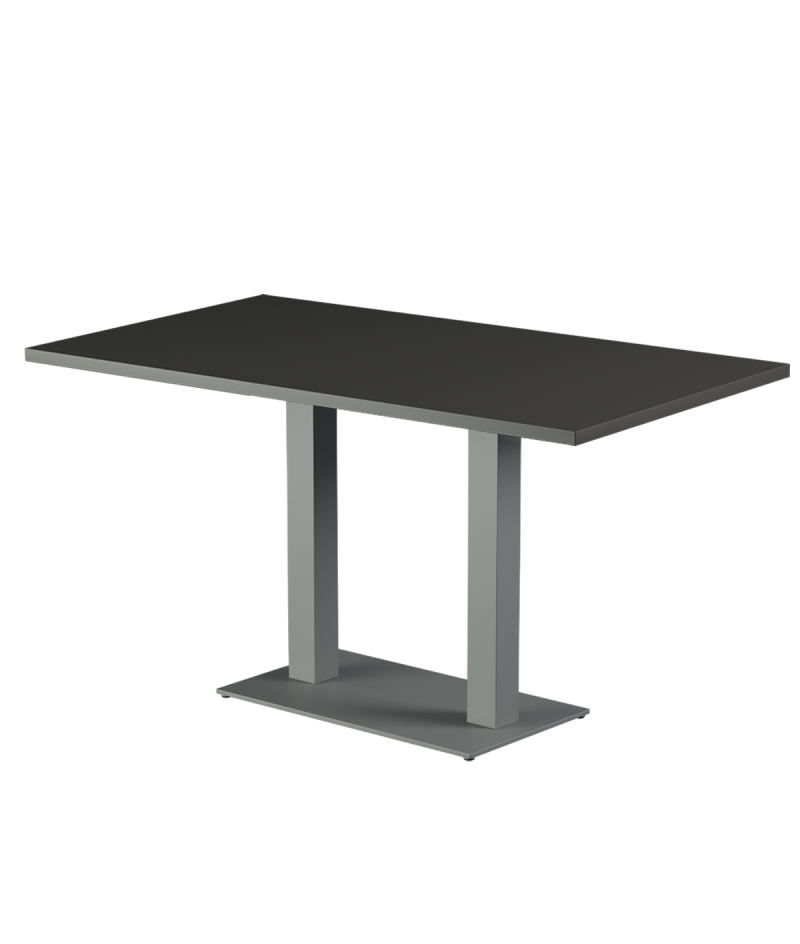 Stolik Alfa Duo szary blat laminowany