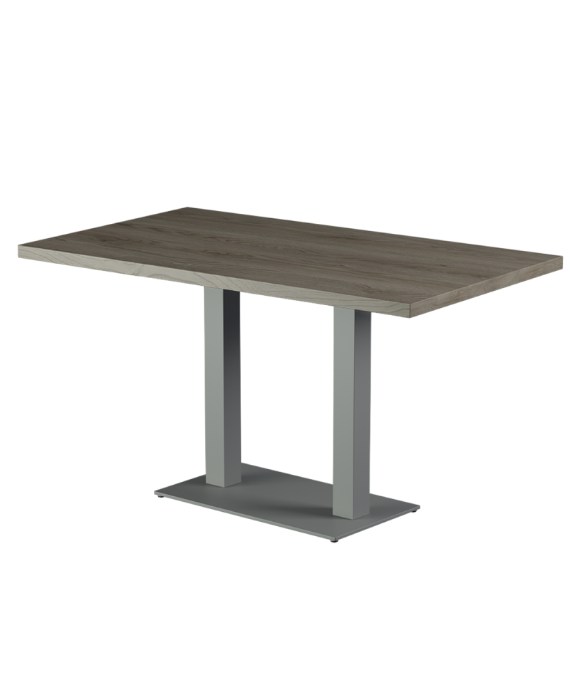 Stolik Alfa Duo szary blat laminowany