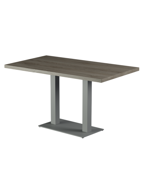 Stolik Alfa Duo szary blat laminowany