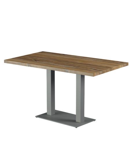 Stolik Alfa Duo szary blat laminowany