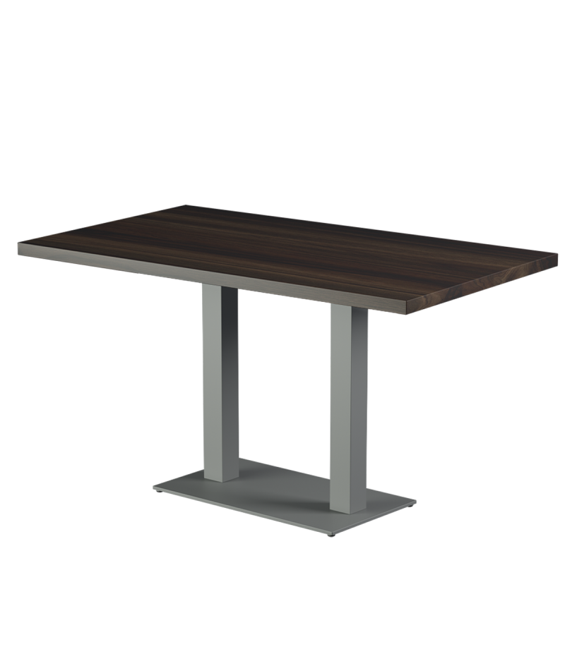 Stolik Alfa Duo szary blat laminowany