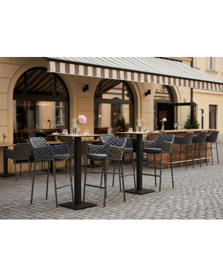 Krzesło Massimo Bar antracytowe