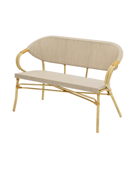 Ławka Camillo Bench brązowo-beżowa