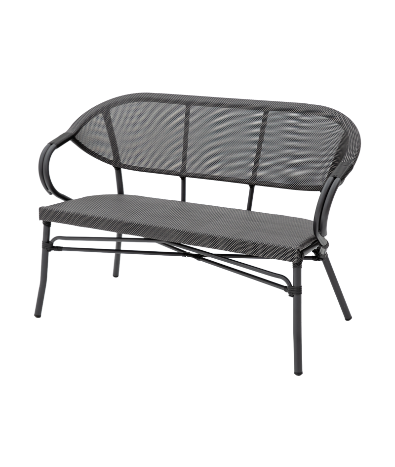 Ławka Camillo Bench czarno-grafitowa