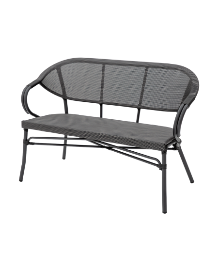 Ławka Camillo Bench czarno-grafitowa