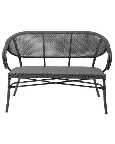 Ławka Camillo Bench czarno-grafitowa