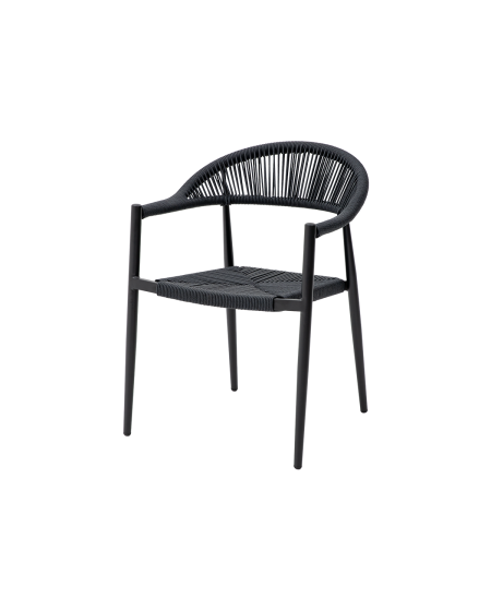 Krzesło Emilio antracytowe