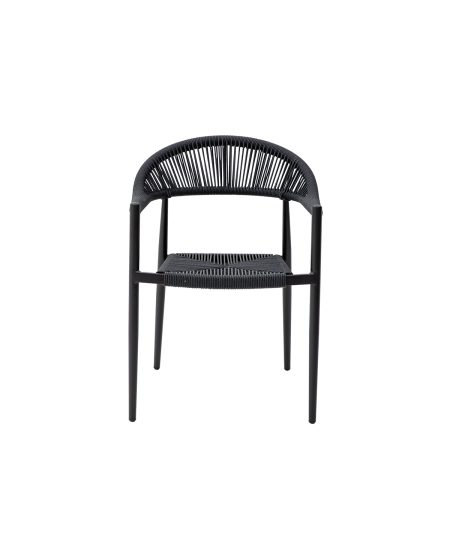 Krzesło Emilio antracytowe