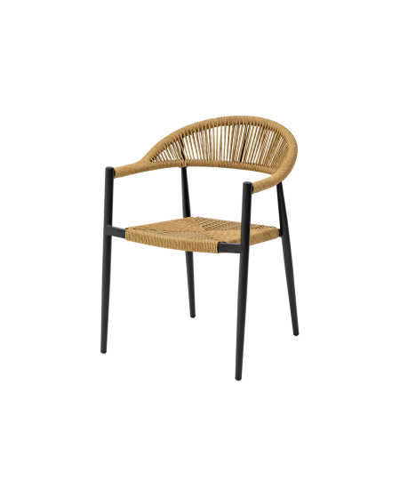 Krzesło Emilio ciemny naturalny