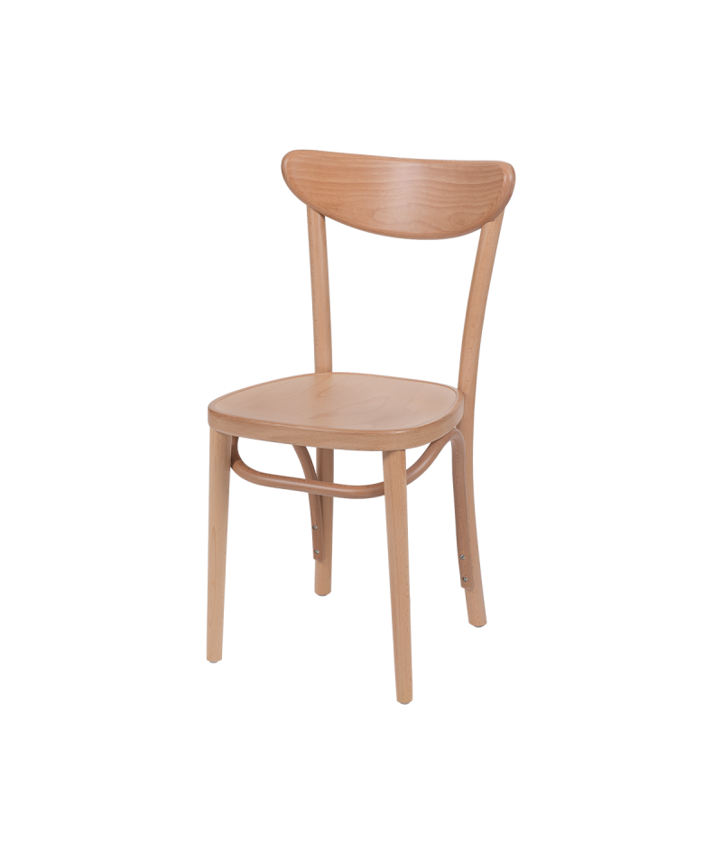 Krzesło drewniane Boomerang naturalny
