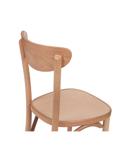 Krzesło drewniane Boomerang naturalny
