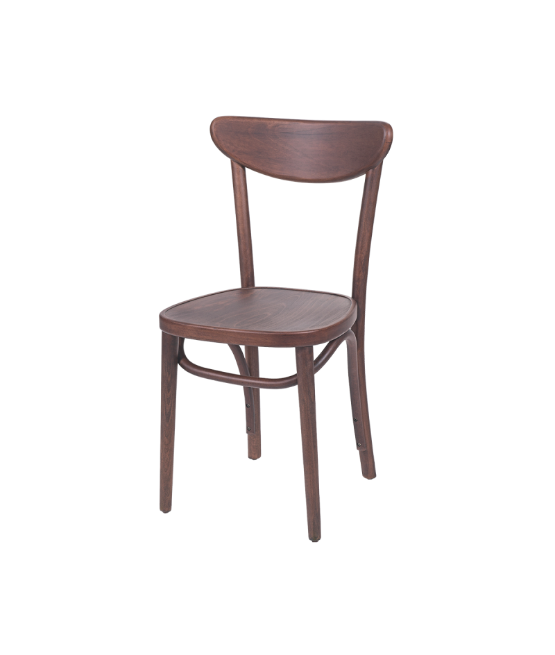 Krzesło drewniane Boomerang orzech