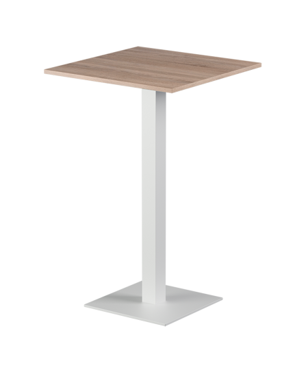 Stolik Alfa Bar biały blat laminowany