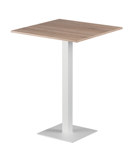 Stolik Alfa Bar biały blat laminowany