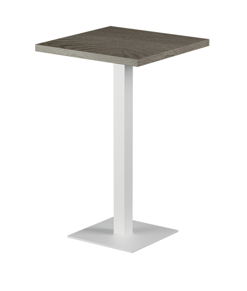 Stolik Alfa Bar biały blat laminowany