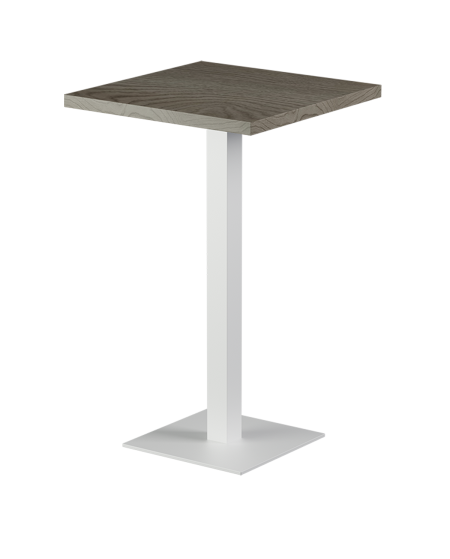 Stolik Alfa Bar biały blat laminowany