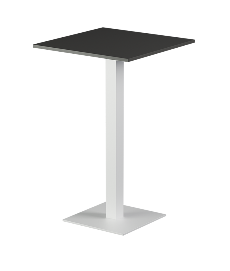 Stolik Alfa Bar biały blat laminowany