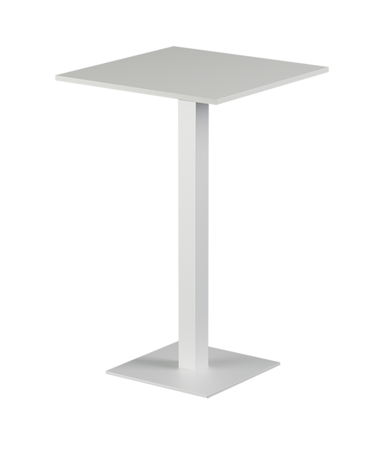 Stolik Alfa Bar biały blat laminowany