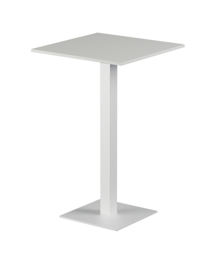 Stolik Alfa Bar biały blat laminowany