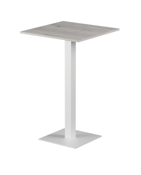 Stolik Alfa Bar biały blat laminowany