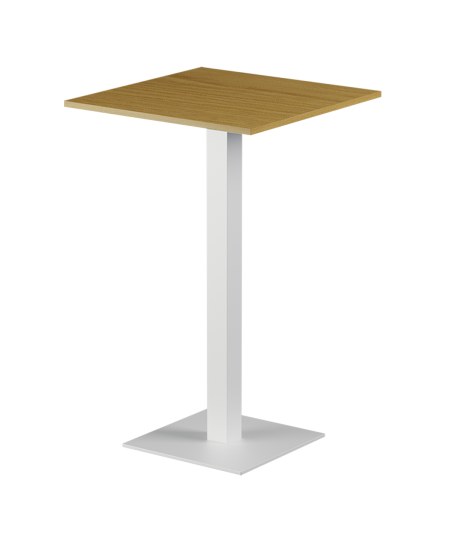 Stolik Alfa Bar biały blat laminowany