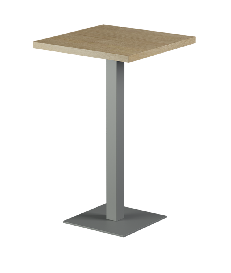 Stolik Alfa Bar szary blat laminowany