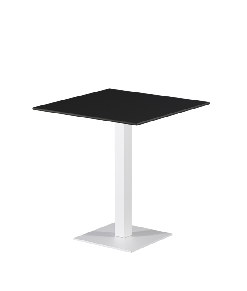 Stolik Alfa S biały blat HPL