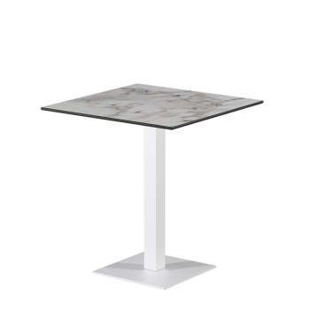 Stolik Alfa S biały blat HPL
