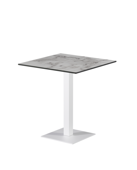 Stolik Alfa S biały blat HPL