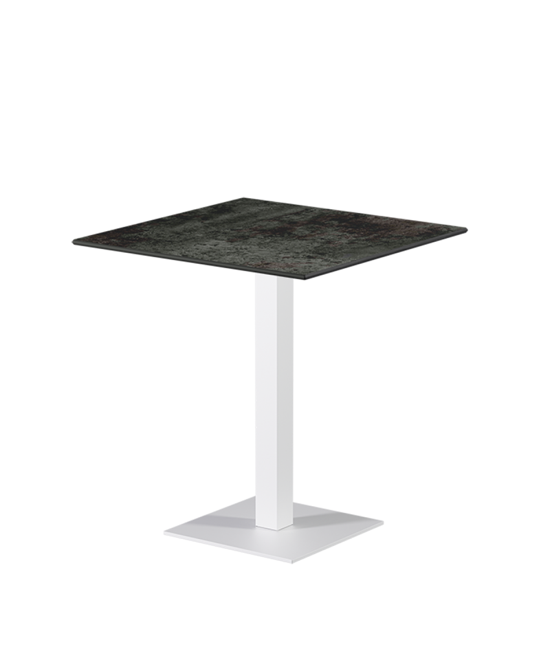 Stolik Alfa S biały blat HPL