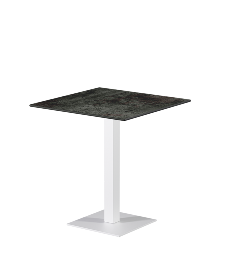 Stolik Alfa S biały blat HPL